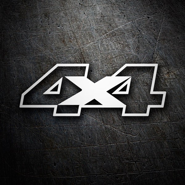 Aufkleber: 4x4 Verbundene Komposition