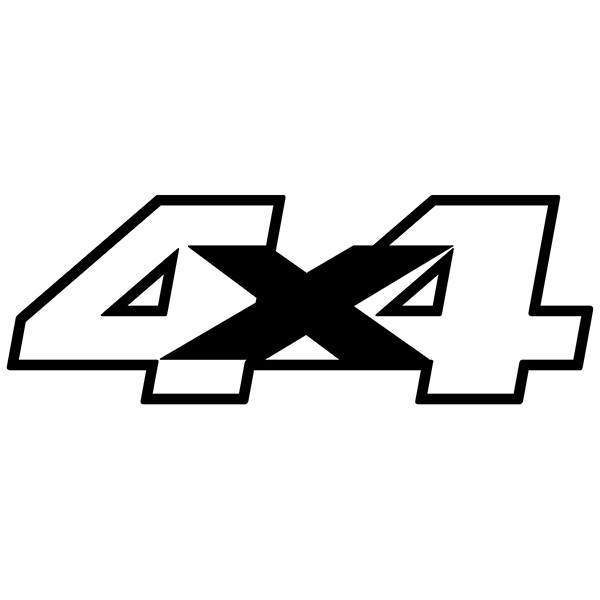 Aufkleber: 4x4 Verbundene Komposition