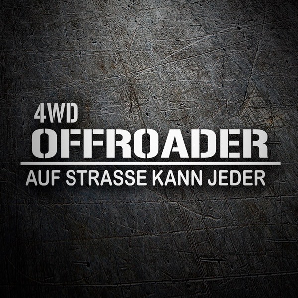 Aufkleber: Offroader