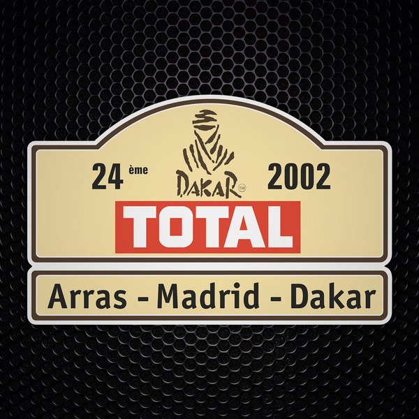 Aufkleber: Dakar 2002