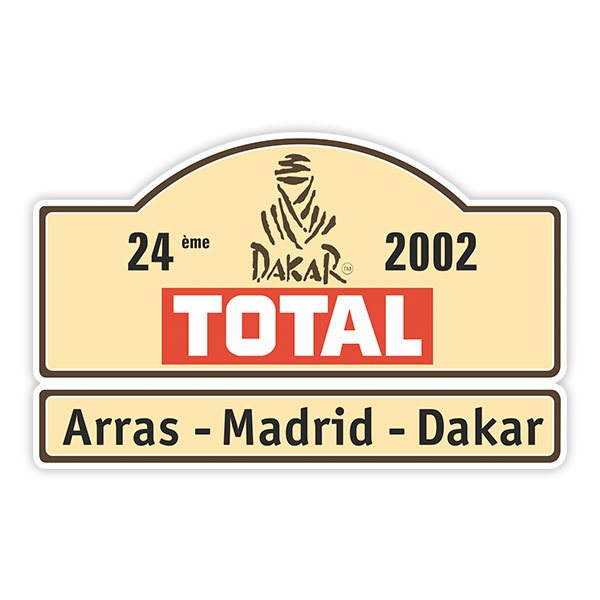 Aufkleber: Dakar 2002