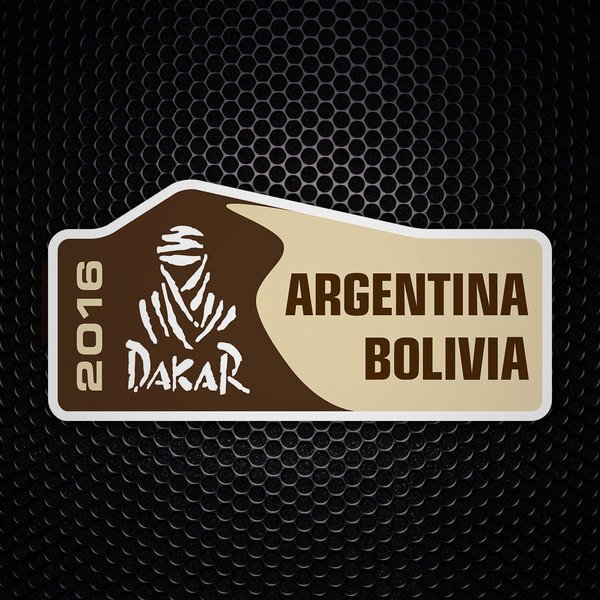 Aufkleber: Dakar 2016