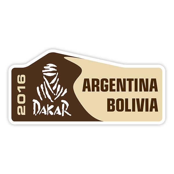 Aufkleber: Dakar 2016