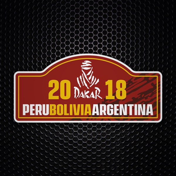 Aufkleber: Dakar 2018