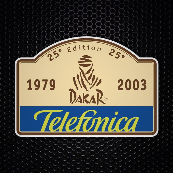 Aufkleber: Dakar 25. Jubil&auml;umsausgabe
