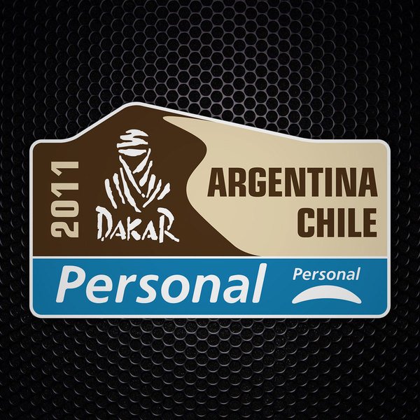 Aufkleber: Dakar 2011