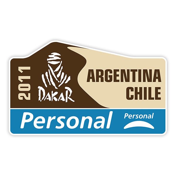 Aufkleber: Dakar 2011