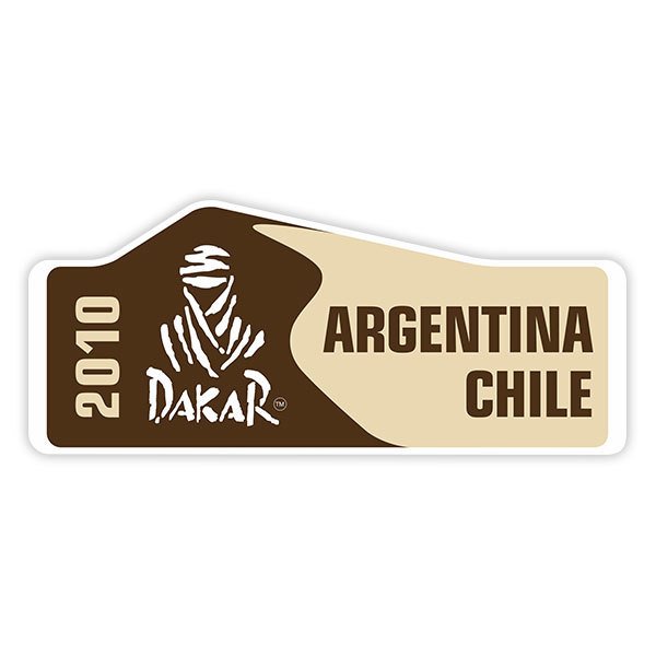 Aufkleber: Dakar 2010