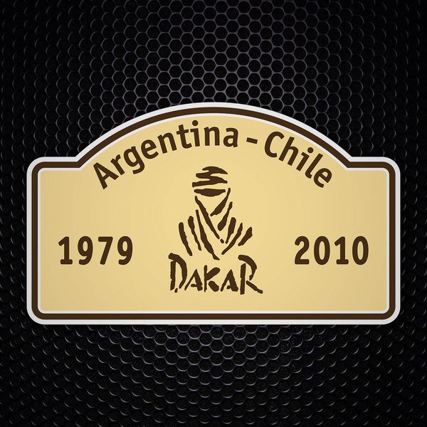 Aufkleber: Dakar 1979-2010