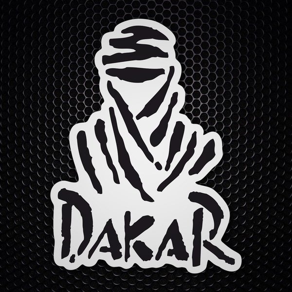 Aufkleber: Logo Dakar