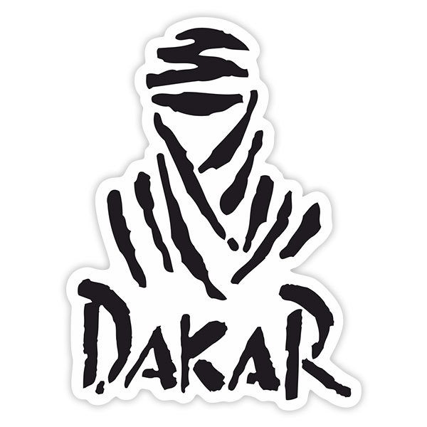 Aufkleber: Logo Dakar