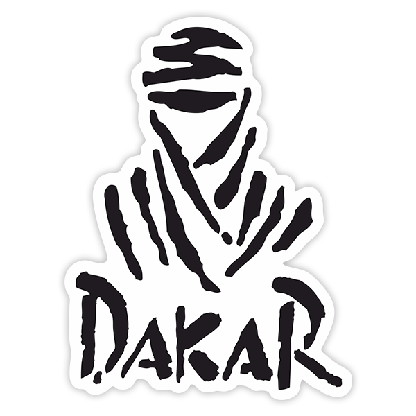 Aufkleber: Logo Dakar