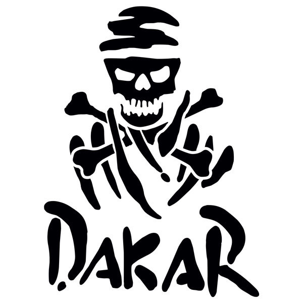 Aufkleber: Pirat Dakar