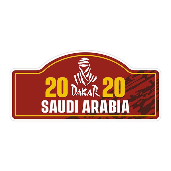 Aufkleber: 20 DAKAR SAUDI ARABIA