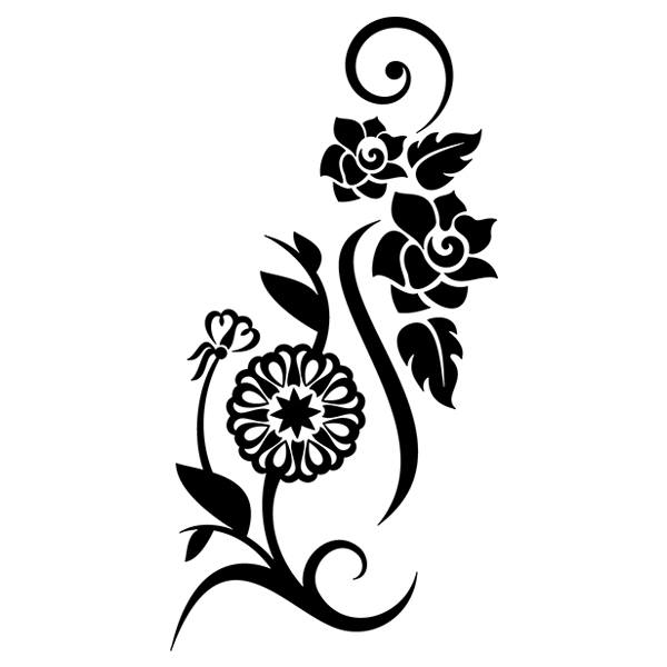 Wandtattoos: Blumen Vesta