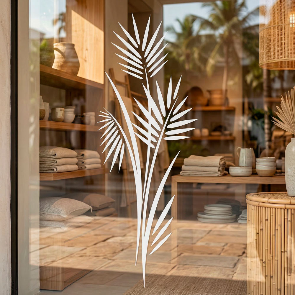 Wandtattoos: Blumiges Bastet