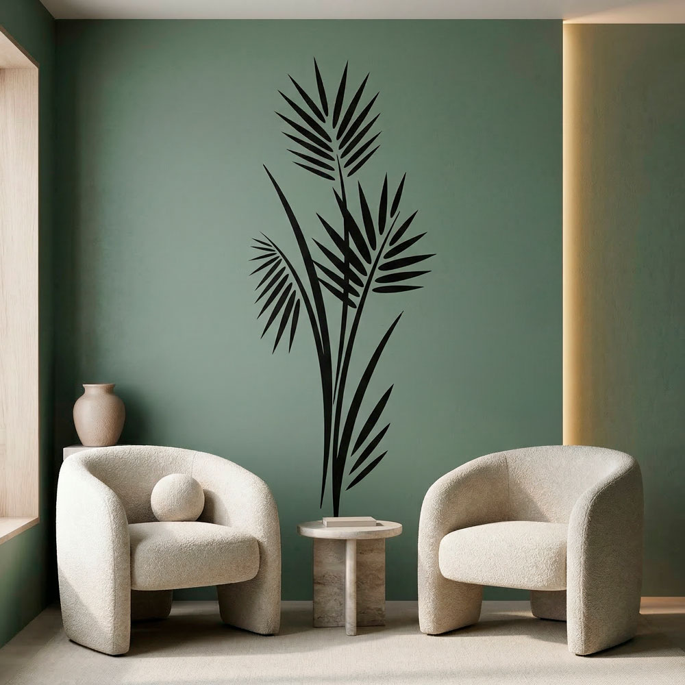 Wandtattoos: Blumiges Bastet