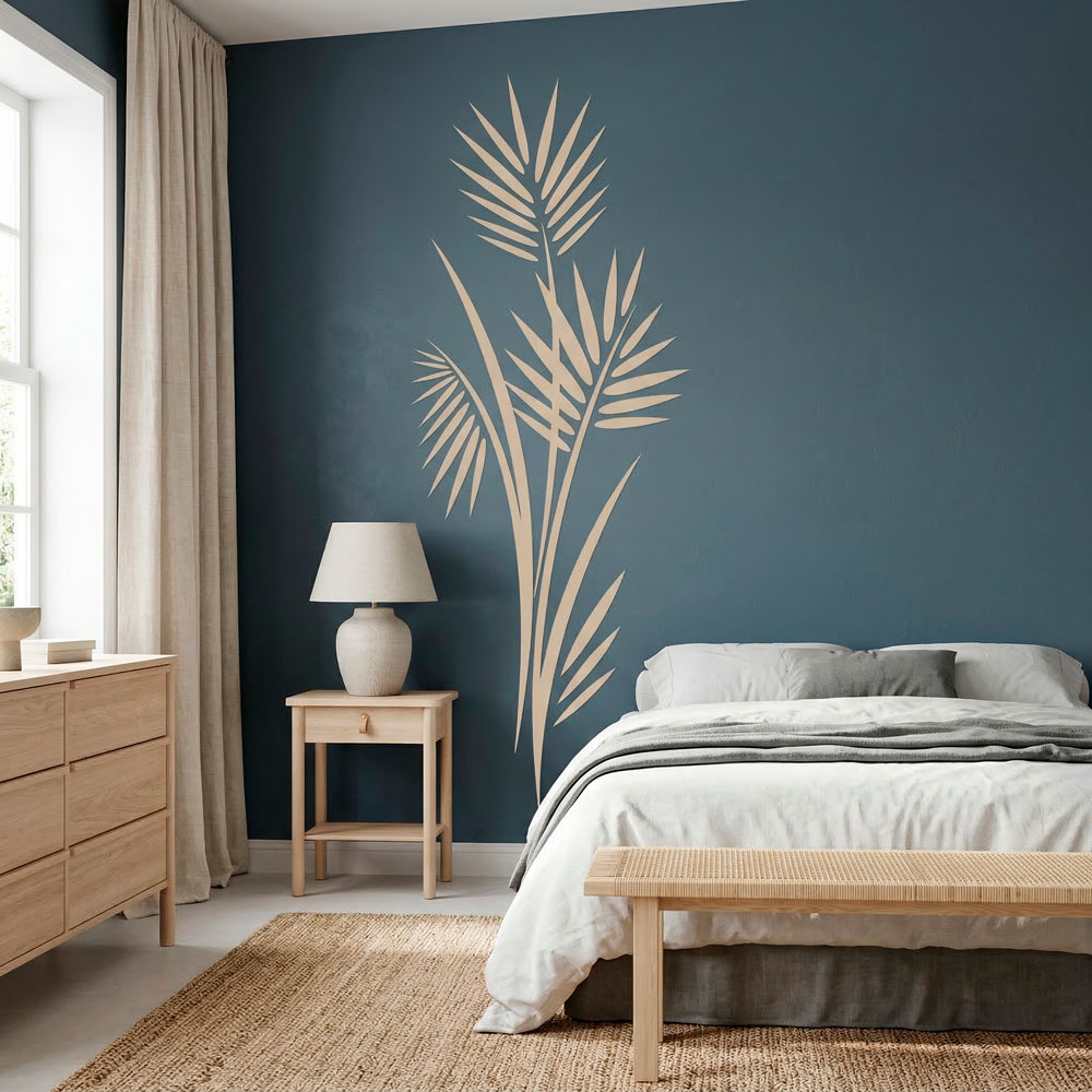 Wandtattoos: Blumiges Bastet