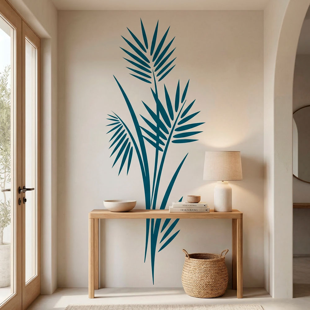 Wandtattoos: Blumiges Bastet