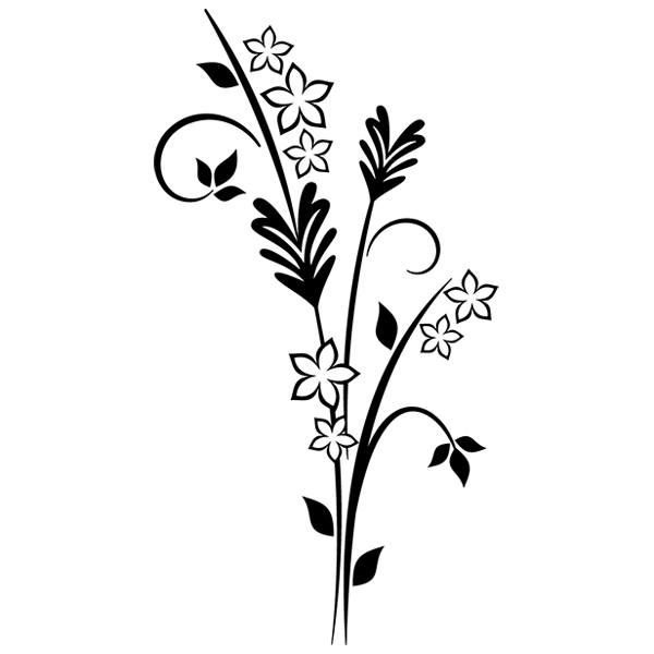 Wandtattoos: Blumen Basia