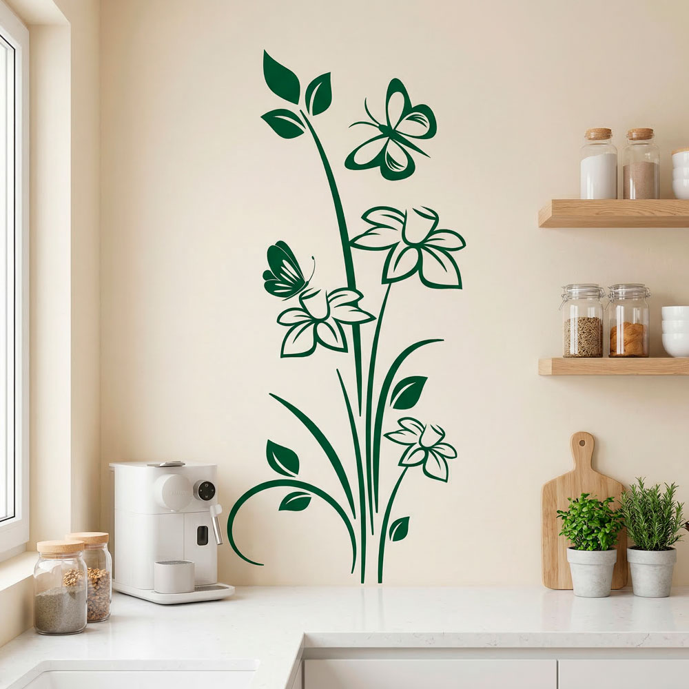 Wandtattoos: Blumen Nelumbo