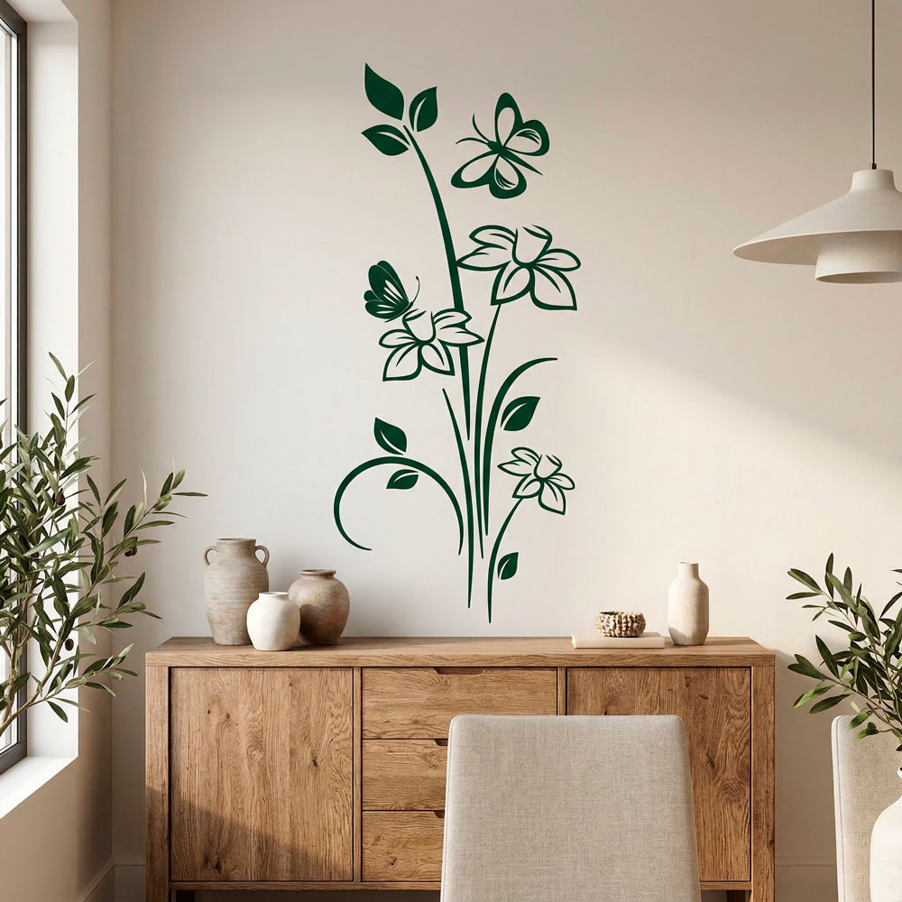 Wandtattoos: Blumen Nelumbo