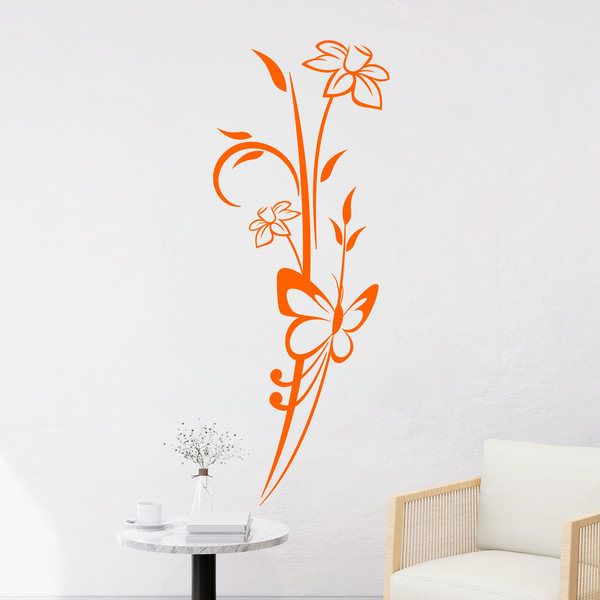 Wandtattoos: Athene mit Blumen