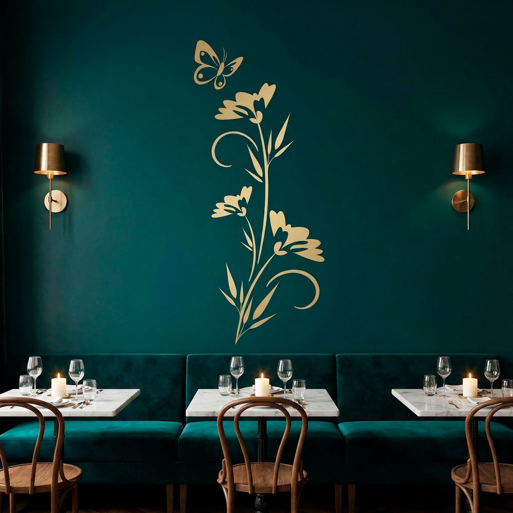 Wandtattoos: Blumenhathor