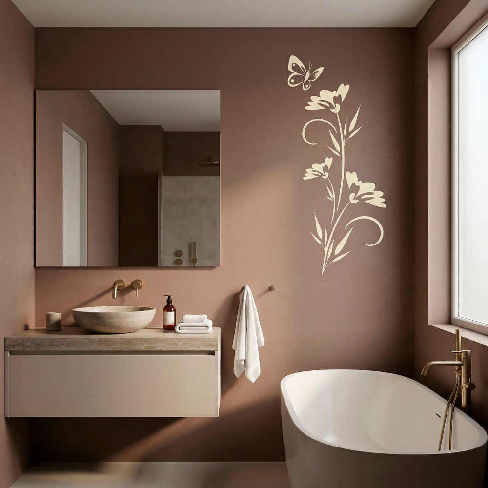 Wandtattoos: Blumenhathor