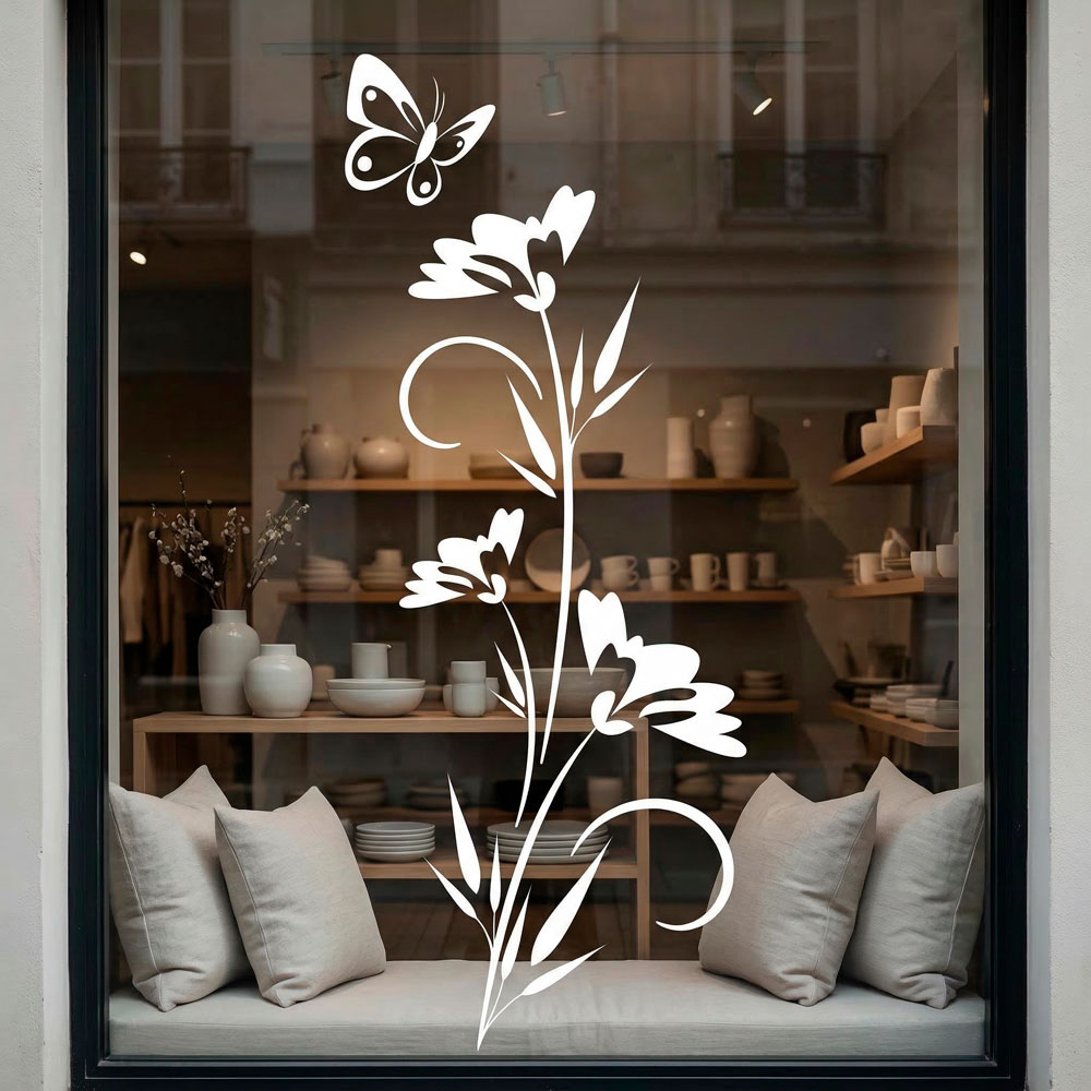 Wandtattoos: Blumenhathor