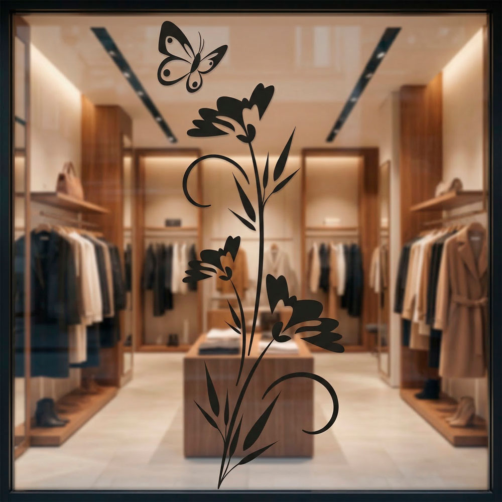 Wandtattoos: Blumenhathor