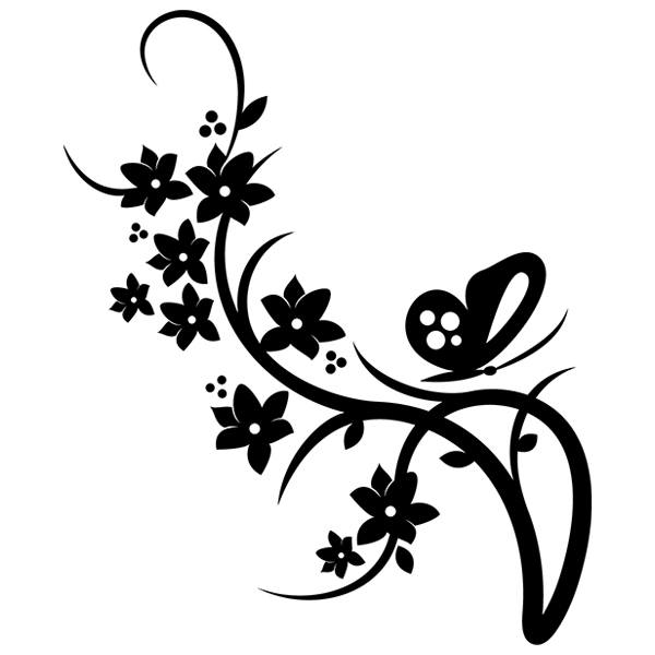 Wandtattoos: Blumen Hestia