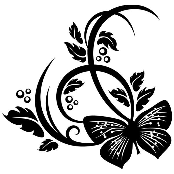 Wandtattoos: Blumen Alida