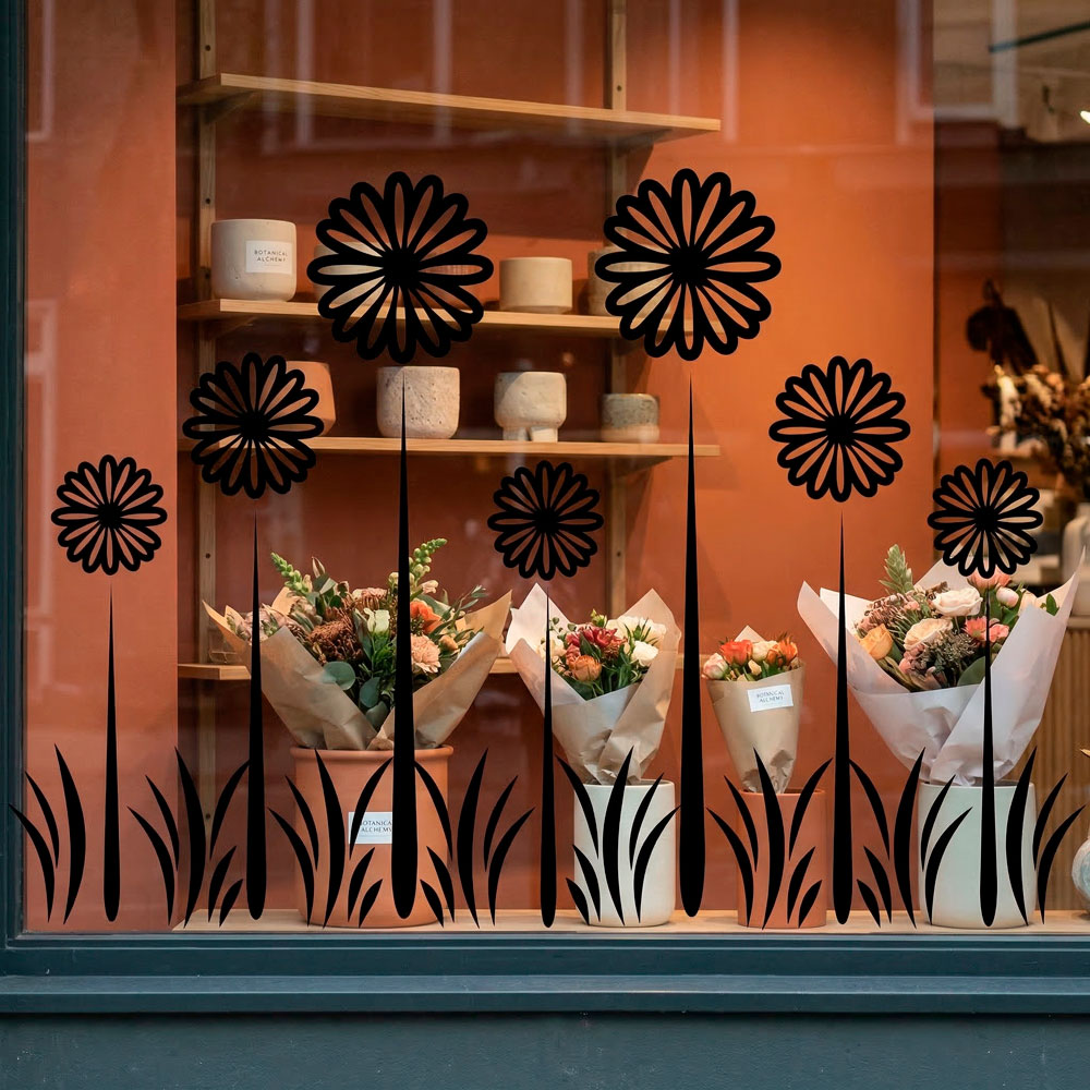 Wandtattoos: Blumen Sonnenblumen