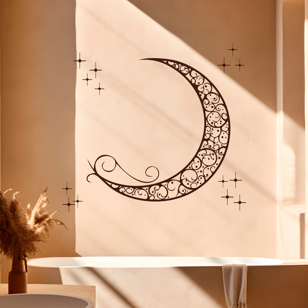 Wandtattoos: Dekorativer Mond