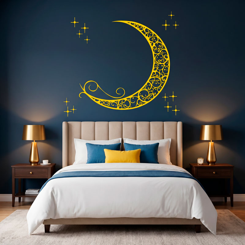 Dekorativer Mond 11/12