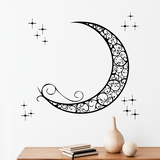 Wandtattoos: Dekorativer Mond 3