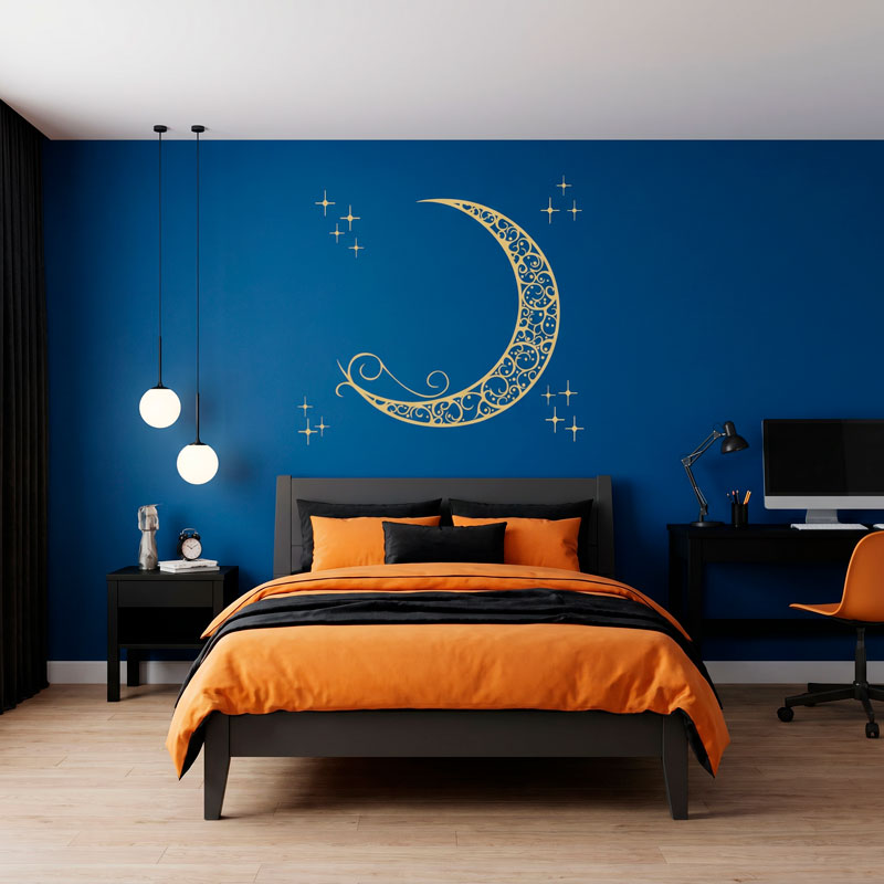 Dekorativer Mond 8/12