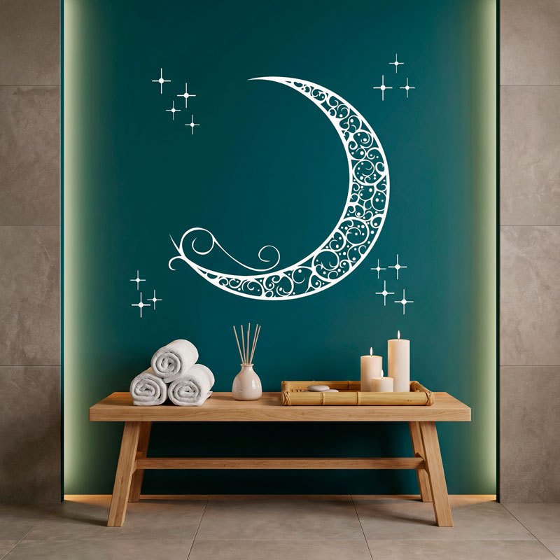 Dekorativer Mond 9/12