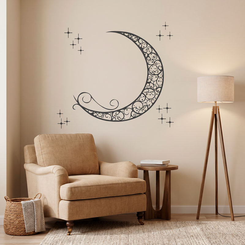 Dekorativer Mond 10/12