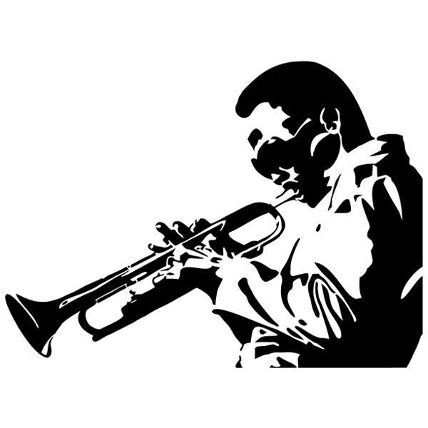 Wandtattoos: Miles Davis, Trompeter Jazz