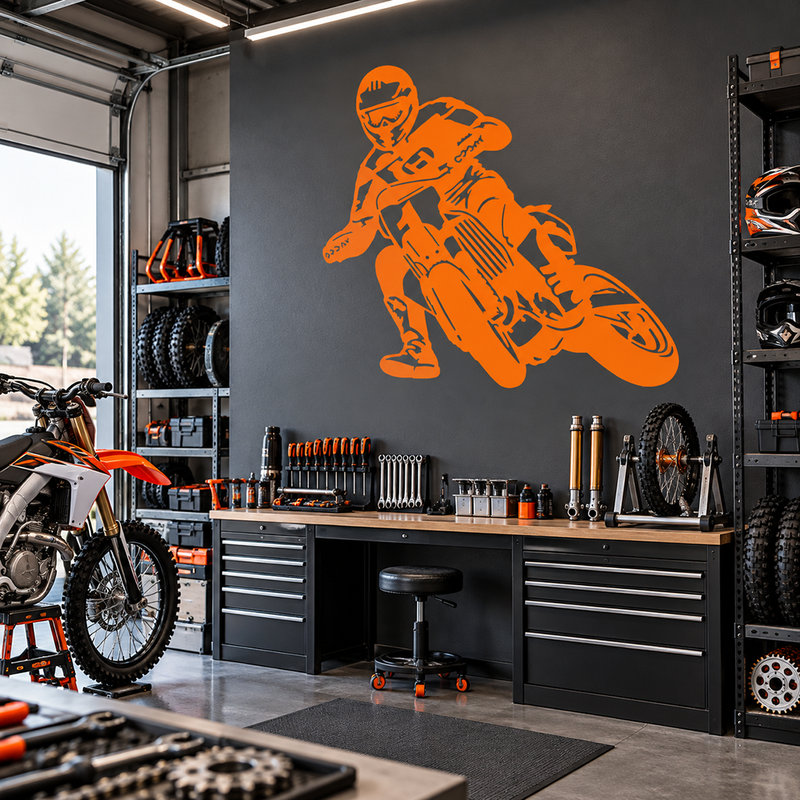 Wandtattoos: Motocross