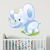 Kinderzimmer Wandtattoo: Elefant Welpen 3