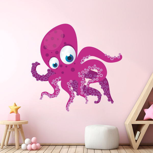 Kinderzimmer Wandtattoo: Oktopus