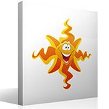 Kinderzimmer Wandtattoo: Lächelnde Sonne 4