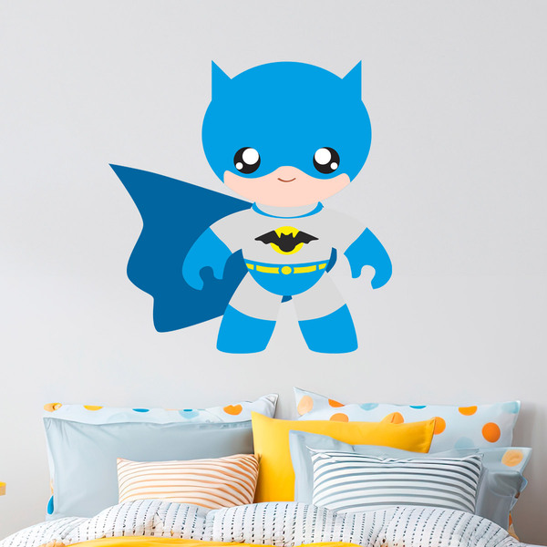 Kinderzimmer Wandtattoo: Batman-Blau