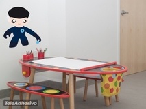 Kinderzimmer Wandtattoo: Herr Fantastisches 3