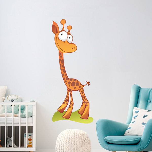 Kinderzimmer Wandtattoo: Glückliche Giraffe