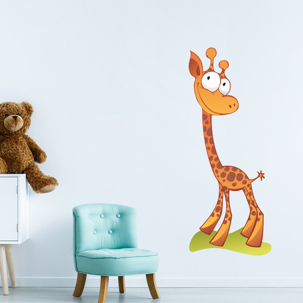 Kinderzimmer Wandtattoo: Glückliche Giraffe