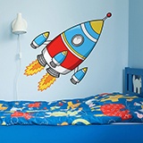 Kinderzimmer Wandtattoo: Rakete zum Mond 4